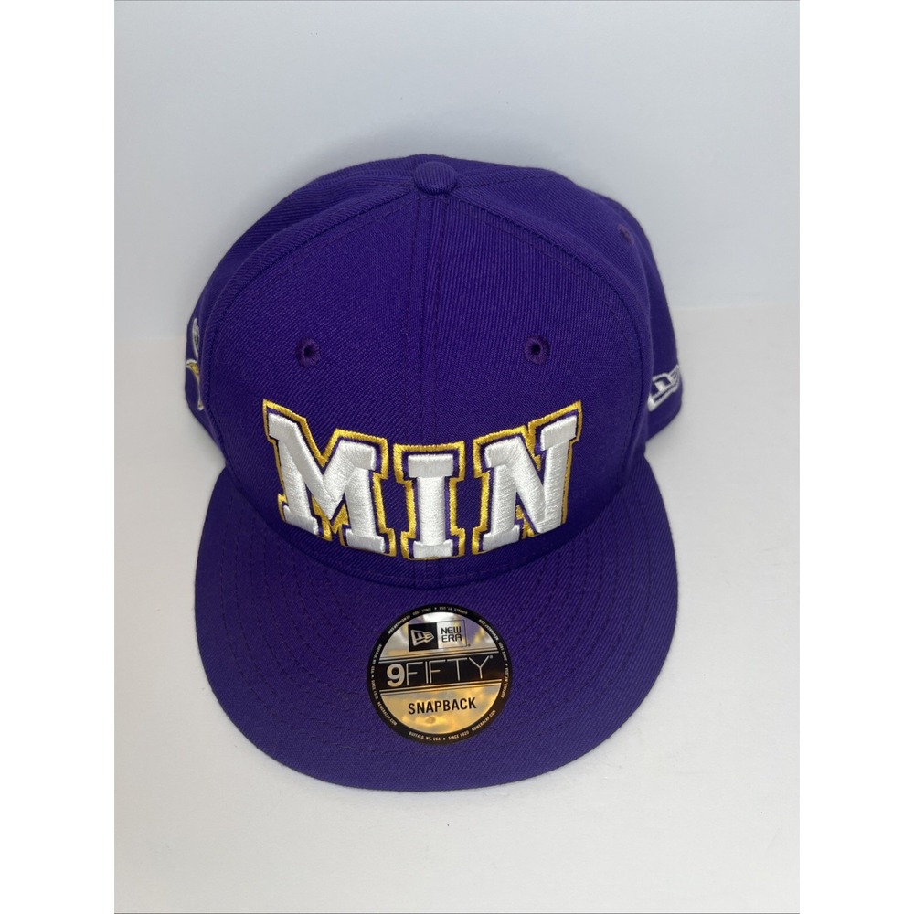 Minnesota Vikings New Era 9FIFTY Snapback Hat Purple MIN NFL Football Cap